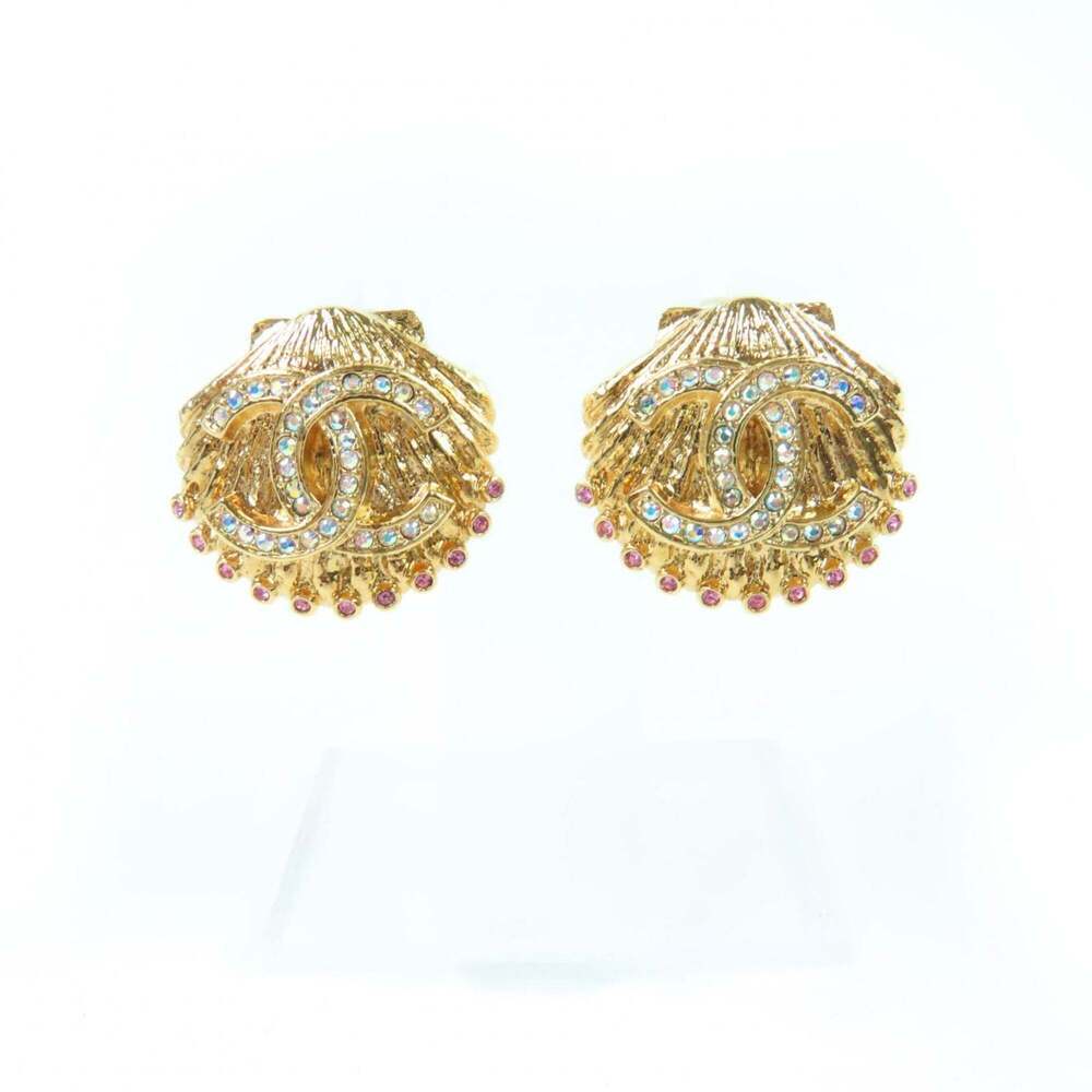 CHANEL Logo Earrings